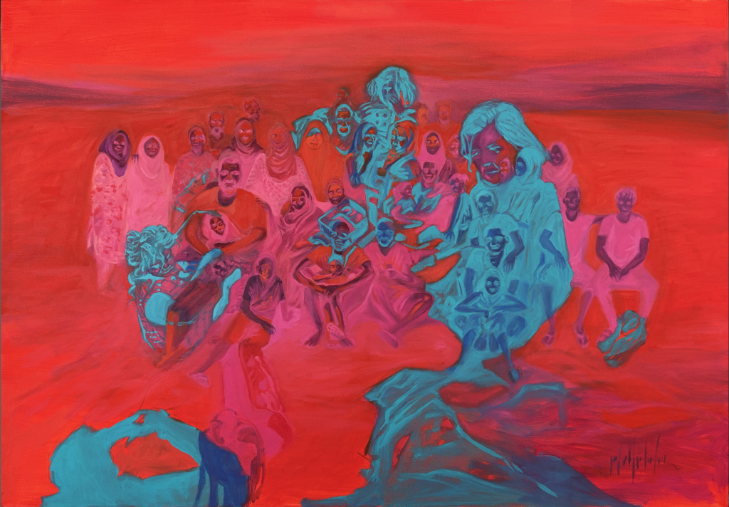 The Sea 70x100 cm Oil on canvas Salman Nawati 2026