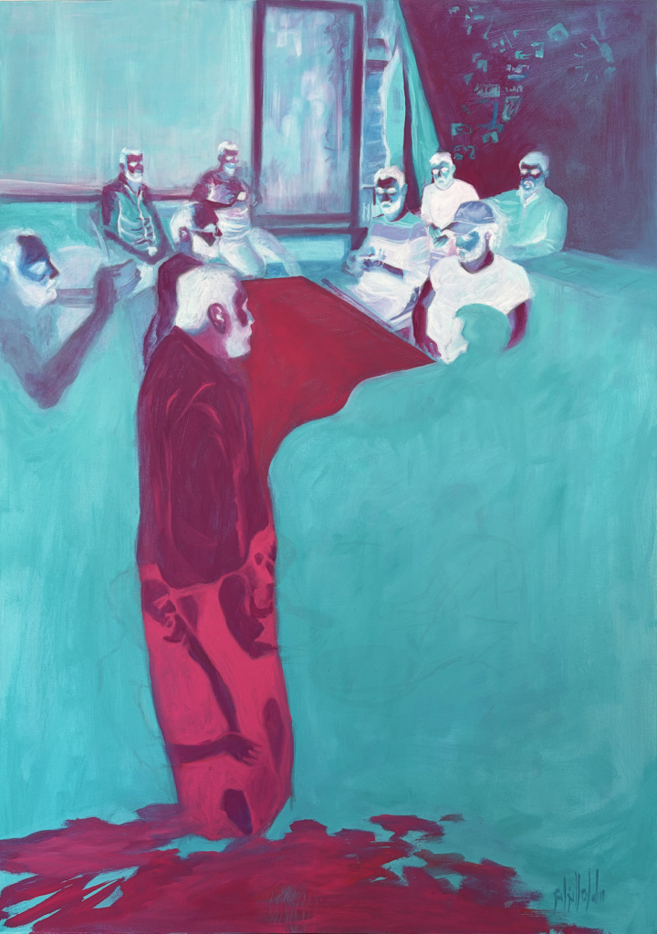 Blood does not become water
70x100 cm
Oil on canvas
Salman Nawati 2026